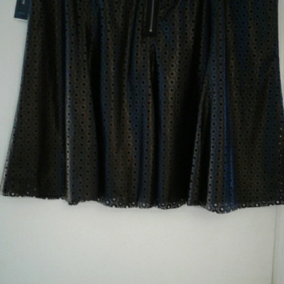 Alfani "vegan" leather eyelet skirt - Picture 5 of 7
